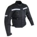 Alpha Speeds Motorradjacke Herren Motorrad Textil Jacke Biker Wasserdicht Jacke mit Protektoren (COMFORT PLUS + reflektierendes Material) SPORT