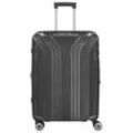 Hartschalen-Trolley TRAVELITE "ELVAA M" Gr. B/H/T: 47 cm x 66 cm x 26 cm 72 l, schwarz Koffer Hartschalenkoffer Hartschallenkoffer Reisegepäck Reisekoffer TSA Schloss