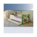 Stillerbursch Jugendbett Kinderbett 70x140 Schublade Matratze Rausfallschutz Lattenrost (Set