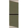 benuta Pop Baumwollteppich Lenny Grün 70x200 cm - Moderner Teppich für Wohnzimmer