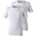 JOCKEY® Modern Classic Unterhemden, 2er-Pack, Feinripp, für Herren, weiß, XL