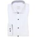 SUPER SLIM Original Shirt in weiß unifarben, weiß, 40