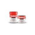 Watco - Basics 2K Bodenfarbe, 2-komponentige Epoxidharz Bodenbeschichtung, Ziegelrot 2,5L - Ziegelrot