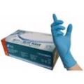 NITRAS Einmalhandschuhe BlueWave 8311 100 Stück - Einweghandschuhe puderfrei, unsteril, perfekt in einer Box zum Dosieren - Größe:10
