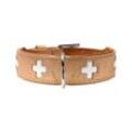 Hunter Tierbedarf Hunde-Halsband Halsband Swiss natur/beige