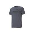 PUMA T-Shirt Essentials Heather T-Shirt Herren, blau