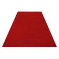 Wollteppich ESPRIT "Greenwood Rug" Teppiche Gr. B/L: 120 cm x 180 cm, 20 mm, 1 St., rot Esszimmerteppiche modern, kuschelig aus Schurwolle, pflegeleicht, Wohn-, Schlafzimmer