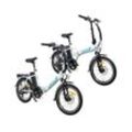 smartEC E-Bike 20 Zoll Klapprad Camp-20D + Camp-20H Weiß