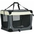 Pawhut - Hundetasche Transporttasche faltbare Hundebox mit Kissen Hundetragetasche für kleine Hunde Reisetasche Haustierrucksack Outdoor Oxfordstoff