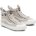 Sneaker VANS "SK8-Hi MTE-2" Gr. 40, grau (hellgrau) Schuhe Schnürstiefeletten mit kontrastfarbenem Logobadge an der Ferse