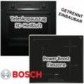 Herdset Bosch Backofen mit Induktionskochfeld Power-Booster Funktion - autark, 60cm