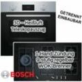 Bosch Einbau-Backofen Einbauherd HBF114BSO Edelstahl Serie 2 mit Gas-Kochfeld PPS9A6B90 - autark, 90cm