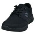 Slip-On Sneaker BUGATTI Gr. 42, schwarz Herren Schuhe Stoffschuhe Slipper, Freizeitschuh mit Genial Light-Funktion