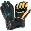 Motorradhandschuhe ROLEFF "RO 69" Handschuhe Gr. L, schwarz (schwarz, beige) Motorradhandschuhe winddicht