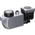 Filterpumpen KWAD "Inverter Silentstar WIFI" Filteranlagen Gr. H/L: 29,5 cm x 60,7 cm, grau (grau, schwarz) Poolzubehör -reinigung mit Handyapp