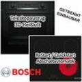 Bosch - Herdset Backofen EcoClean mit Kochfeld Glaskeramik - 60 cm, autark