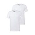 adidas Sportswear T-Shirt "Active Flex Cotton" (2er-Pack) mit Rundhalsausschnitt, Slim Fit, weiß