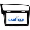 GABITECH 10 Zoll Android 13 Autoradio GPS Navi für VW Golf 7 Autoradio (FM