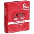 «Sexy Hoop» Kondomslip, latexfreie Frauenkondome mit Ring (3 Kondome)