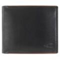 Geldbörse CAMEL ACTIVE "CRUISE Horizontal wallet" schwarz Kleinlederwaren Geldbörsen Geldscheinklammern im schlichten Design