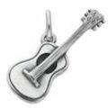 Kettenanhänger ADELIA´S "925 Silber Anhänger Gitarre", silber, Schmuckanhänger, Damen, Silber 925 (Sterlingsilber), Kettenanhänger, 925 Sterling Silber Silberschmuck für Damen
