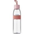 Mepal Trinkflasche 500 ml ELLIPSE, Rosa - Kunststoff - Silikon - 500 ml - H 27 cm - mit Trageschlaufe