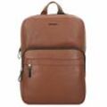 Burkely Bold Bobby Rucksack Leder 40 cm Laptopfach cognac