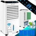 KESSER® 4in1 Mobile Klimaanlage Fernbedienung Klimagerät Ventilator Klimaanlage 10 L Tank Timer 3 Stufen Ionisator Luftbefeuchter Weiß - Weiß