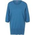Rundhals-Pullover aus 100% Kaschmir include blau