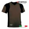 Java Schlamm / schwarz Cofra T-Shirt Größe s