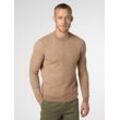 Andrew James Pure Cashmere Pullover Herren gemustert, camel