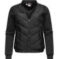 Outdoorjacke RAGWEAR "Zabava", Damen, Gr. 4XL (48), grau (anthrazit), Obermaterial: 100% Polyester, Obermaterial Ärmel: 70% Baumwolle, 30% Polyester, Futter: 100% Polyester, Wattierung: 100% Polyester, sportlich, gerade hüftbedeckend, Langarm Ärmel ohne Ärmelschlitz abgestepptes Bündchen, Jacken, Leichte gesteppte Übergangsjacke mit weichen Ärmeln