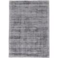 Teppich CARPETFINE "Ava Viskoseteppich", grau (hellgrau), B:140cm H:13mm L:200cm, Viskose, Teppiche, Seidenoptik, leichter Glanz, auch als Läufer erhältlich