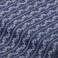 Baumwoll-Trachtenstoff "Blumenranke", blau