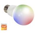 LOGILINK Wi-Fi Smart LED-Glühbirne SH0121, E27, 8 W, 700 lm, WW, KW + RGB