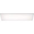 PAUL NEUHAUS Deckenleuchte "FRAMELESS", weiß, B:30cm H:7cm L:60cm, Lampen, Farbwechselfunktion (RGB), warmweiß, rahmenlos, Dimmbar mit Fernbed., LED Panels