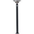 LED Außen-Stehlampe BRILLIANT "Garvina", schwarz, H:85cm Ø:21cm, Lampen, Solar, 85 cm, 430 lm, 3000 K, Edelstahl, schwarz