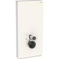 Geberit Monolith Wand-WC-Modul 131022JL5 Bauhöhe 101cm, Front Glas sand-grau, Seite aluminium