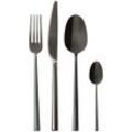 Sambonet Besteckset , Schwarz , Metall , 24-teilig , DIN EN ISO 14001, DIN EN ISO 50001, DIN EN ISO 9001 , Essen & Trinken, Besteck, Besteck-Sets
