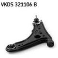 SKF Lenker, Radaufhängung vorne links mit synthetischem Fett für VW SEAT 6X0407151A 6N0407365 6N0407151A VKDS 321106 B