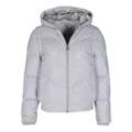 Lederjacke MAZE "42023013", Damen, Gr. L, blau (baby blau), Obermaterial: 100% Lammleder / Innenfutter: 100% Polyester / Ärmelfutter: 100% Polyester / Wattierung: 100% Polyester, Jacken