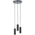 BRILLIANT Pendelleuchte "Marty", braun (sand schwarz), Ø 30cm, Lampen, LED-Pendellampe, D: 30 cm, 3x 350 lm, 3000 K, Aluminium