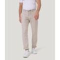 Leinenhose "ESRA Leinen", Herren, Gr. 31, Länge 34, beige (oatmeal), Web, Obermaterial: 76% Baumwolle, 23% Leinen, 1% Elasthan, PIONEER AUTHENTIC JEANS, unifarben, casual, regular fit knöchellang, Hosen, mit Tunnelzug