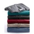Cardigan MARCO DONATI, Herren, Gr. 46, grau (grau, meliert), 100% Schurwolle, unifarben, Langarm, Strickjacken