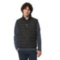 Steppweste MARC O'POLO "aus recycelter Qualität", Herren, Gr. L, schwarz, Obermaterial: 100% Polyester; Füllung: 100% Polyester; Futter: 100% Polyamid, unifarben, regular fit, Westen