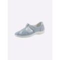 Klettschuh WALDLÄUFER, Damen, Gr. 4,5, blau (bleu), Nubukleder, Basic, Schuhe