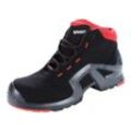 Uvex Schnürstiefel schwarz/rot uvex 1 x-tended support, S3, EU-Schuhgröße: 42 (8517242)
