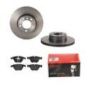 BREMBO Bremsensatz-Vorderachse COATED DISC LINE / STANDARD Bremsensatz, Scheibenbremse vorne rechts links innenbelüftet 312mm für BMW (BRILLIANCE) 341