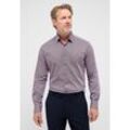 Langarmhemd ETERNA "MODERN FIT", Herren, Gr. 39, Normalgrößen, rot (rusty rot), Twill, 100% Baumwolle, tailliert, Langarm Manschette, Hemden, NON IRON (bügelfrei)