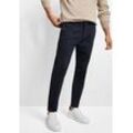 Anzughose CINQUE "CIJUNO-O", Herren, Gr. 52, N-Gr, blau (dunkelblau), Web, Obermaterial: 71% Polyester, 24% Viskose, 5% Elasthan, unifarben, casual, regular fit lang, Hosen, Bund mit Tunnelzug